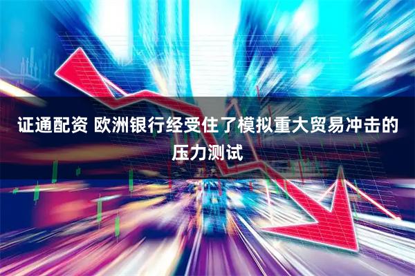证通配资 欧洲银行经受住了模拟重大贸易冲击的压力测试