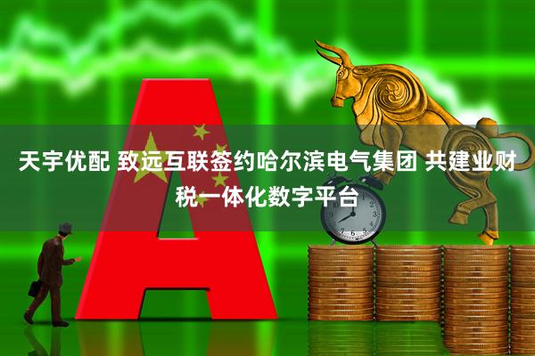 天宇优配 致远互联签约哈尔滨电气集团 共建业财税一体化数字平台